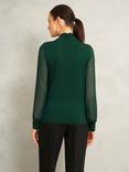 Hobbs Ashley Knot Neck Top, Bay Green