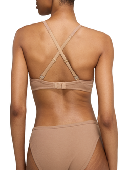 Nudea Easy Does It Rib Bralette, Mocha - view 2, Mocha