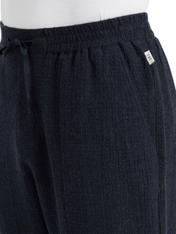 CHÉ Studios Cotton Cashmere Blend Pyjama Trousers - view 2, Blue Navy