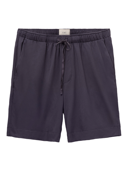 CHÉ Studios Lounge Shorts containing TENCEL™ Modal, Blue Navy, Blue Navy