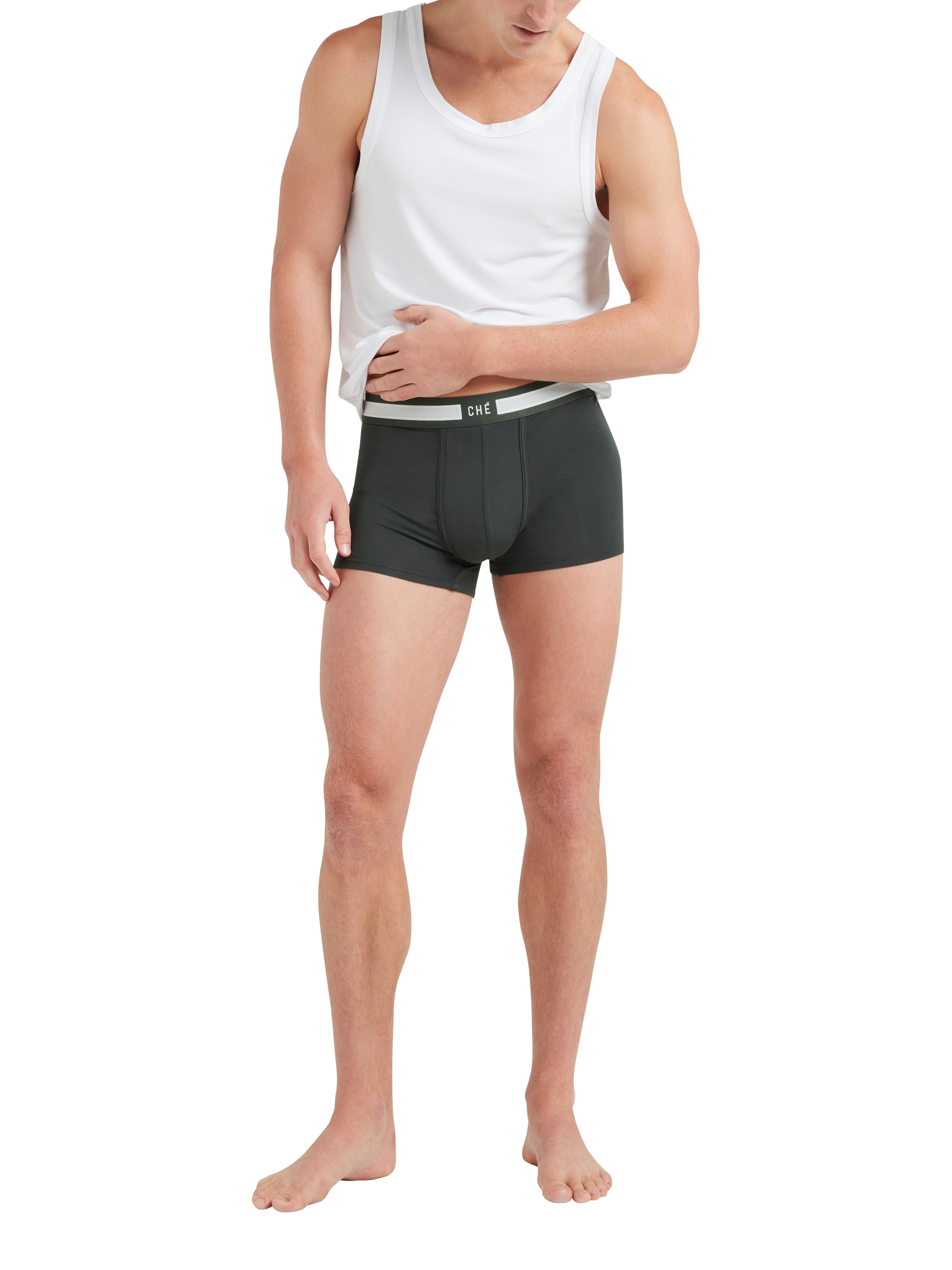 Product image 6 of 6, which shows CHÉ Studios Signature Stripe Trunks, Pack of 3, Multi/Multi, S