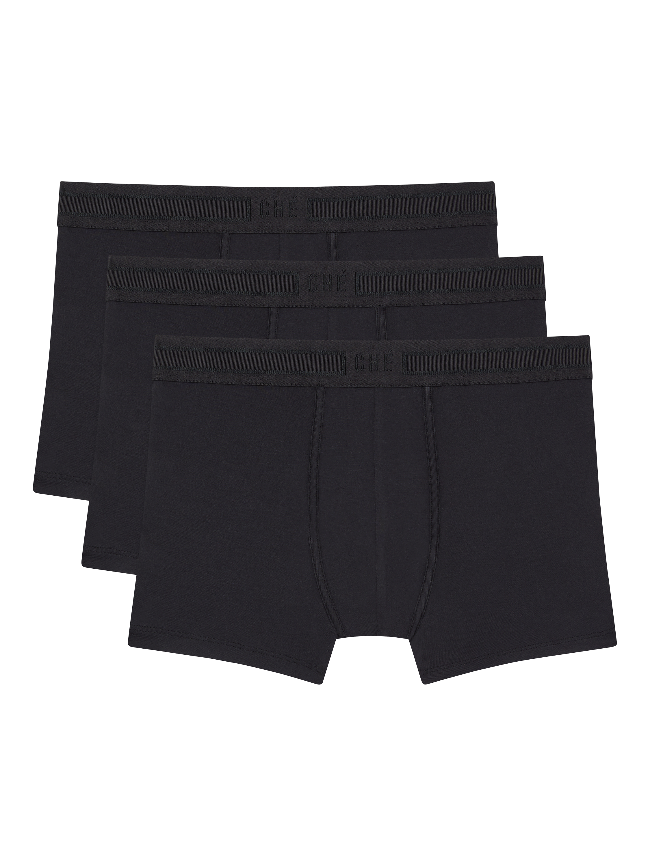 Product image 1 of 5, which shows CHÉ Studios Trunks, Pack of 3, Black, S