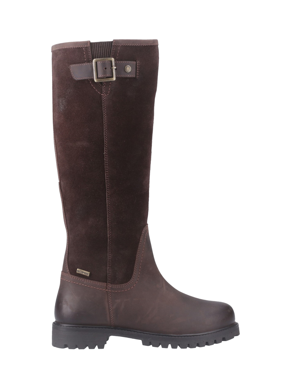 Product image 1 of 3, which shows Hunter Canna Tall Knee High Riding Boots , Brown, 4