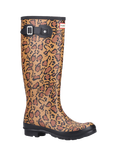 Hunter Original Leopard Print Tall Wellington Boots, Multi