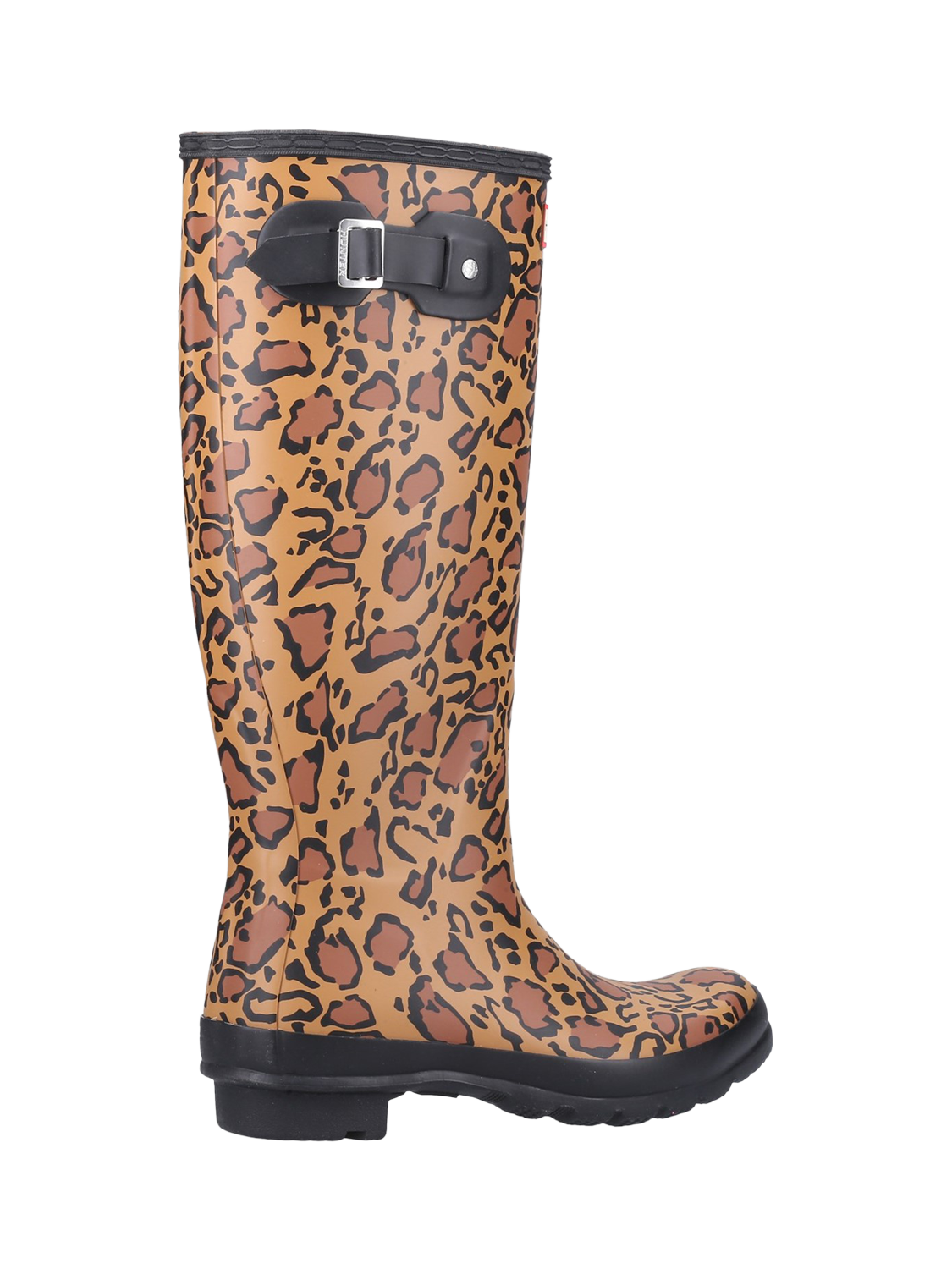 Product image 3 of 4, which shows Hunter Original Leopard Print Tall Wellington Boots, Multi, 3