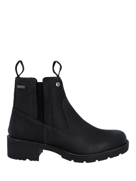 Hunter Skye Dealer Leather Ankle Boots, Black