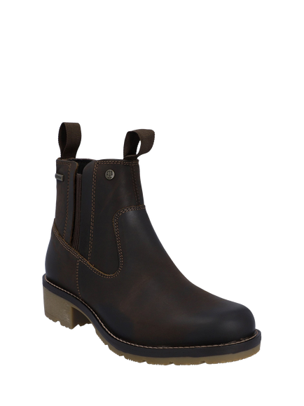 Hunter Skye Dealer Leather Ankle Boots - view 2, Brown