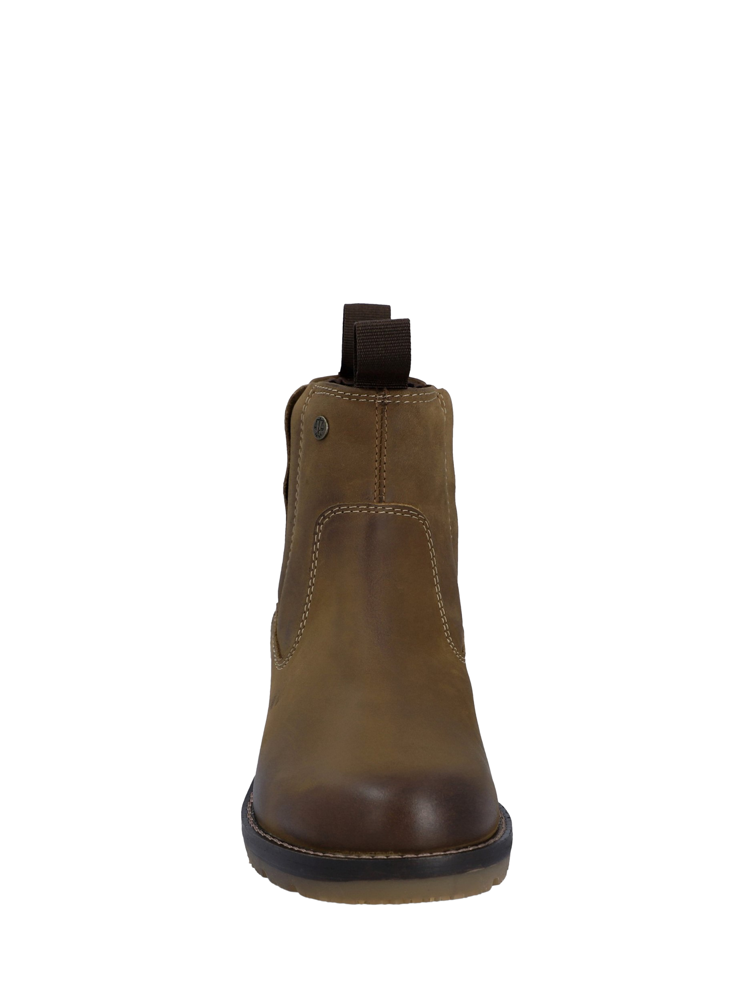 Product image 4 of 5, which shows Hunter Skye Dealer Leather Ankle Boots, Dark Tan, 4