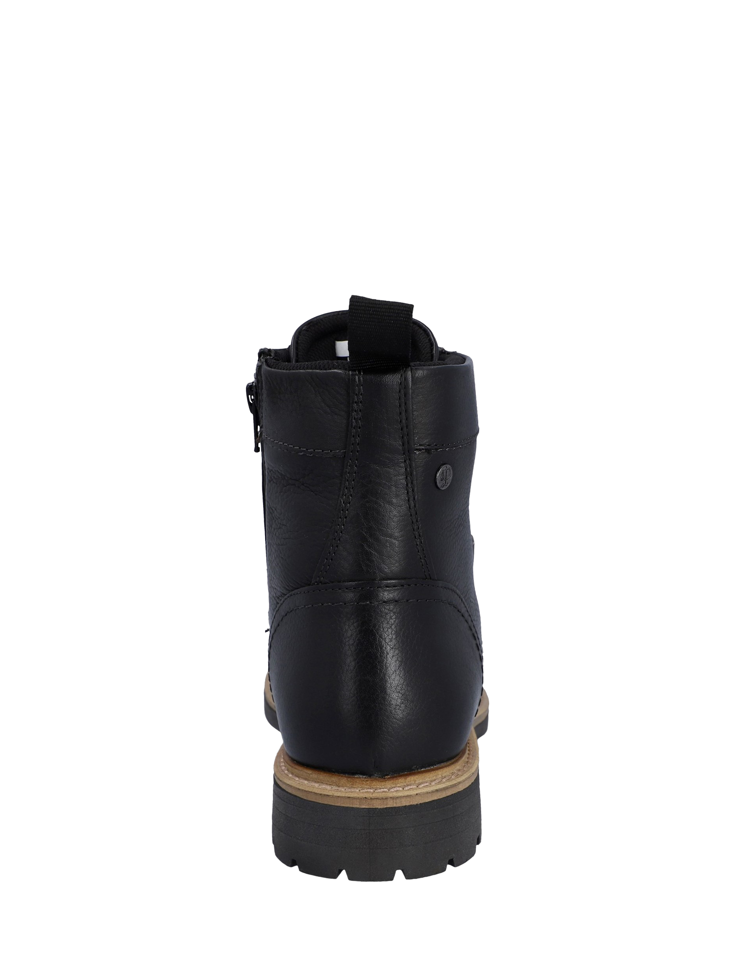 Product image 3 of 4, which shows Hunter Shaws Leather Waterproof Ankle Boots, Black, 7