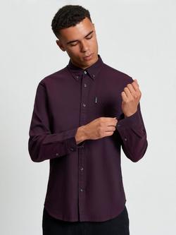Ben Sherman Signature Cotton Oxford Shirt, Dark Wine
