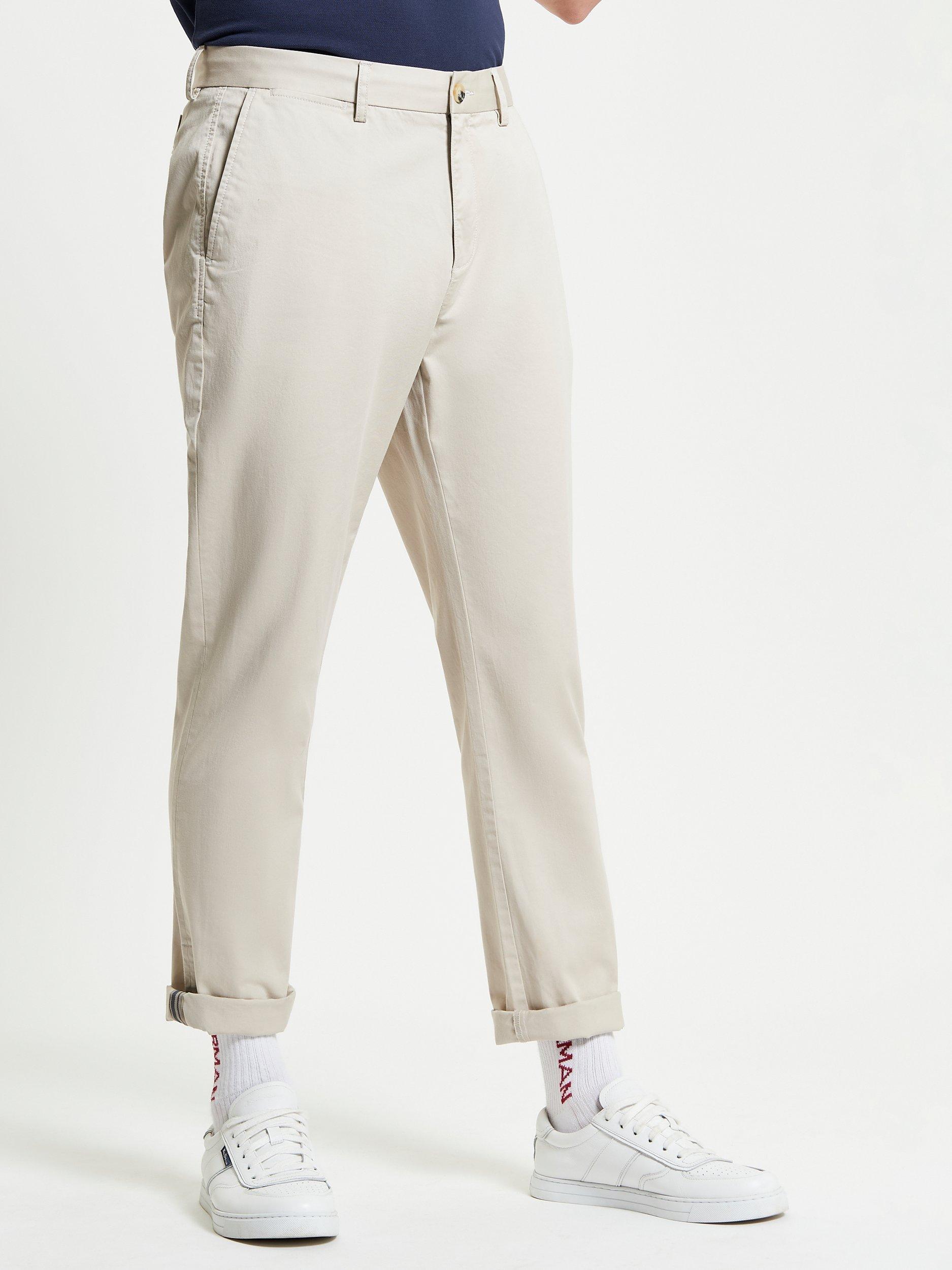 Product image 3 of 5, which shows Ben Sherman Classic Slim Fit Cotton Chinos, Putty, 28S