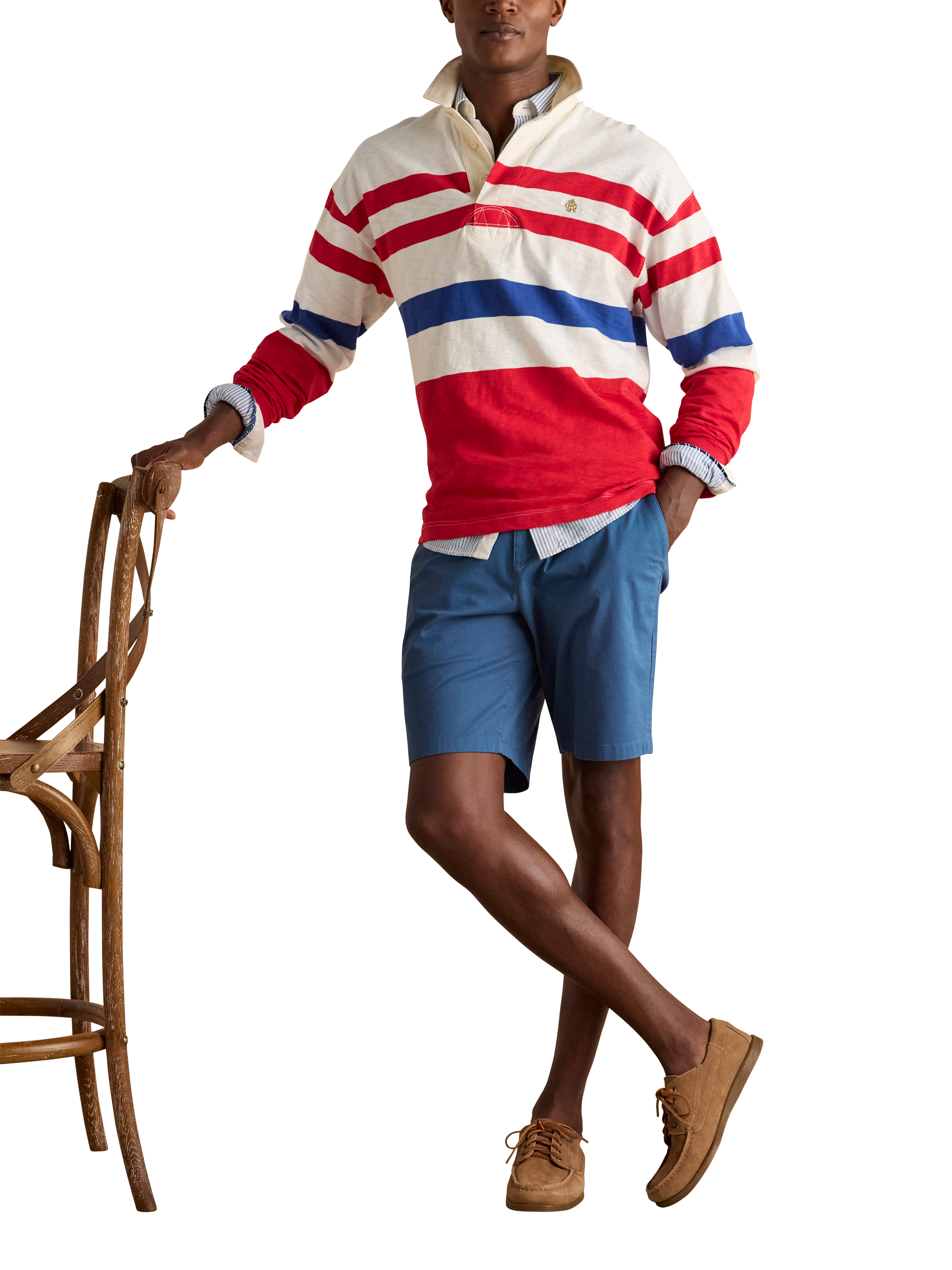 Product image 1 of 11, which shows Chino Short Blue BLMI 30 R
