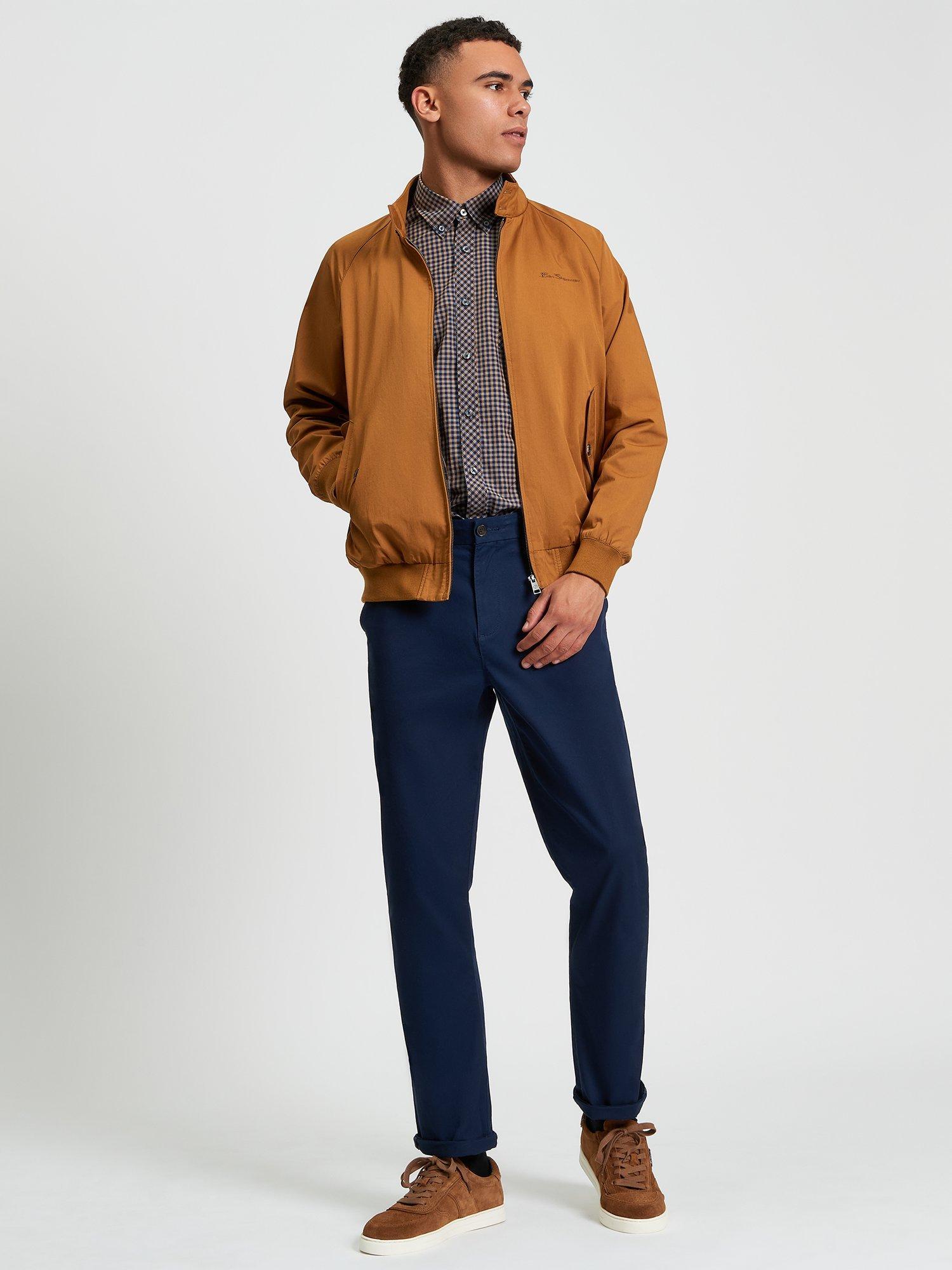 Product image 3 of 6, which shows Ben Sherman Signature Harrington Jacket, Bronze, S