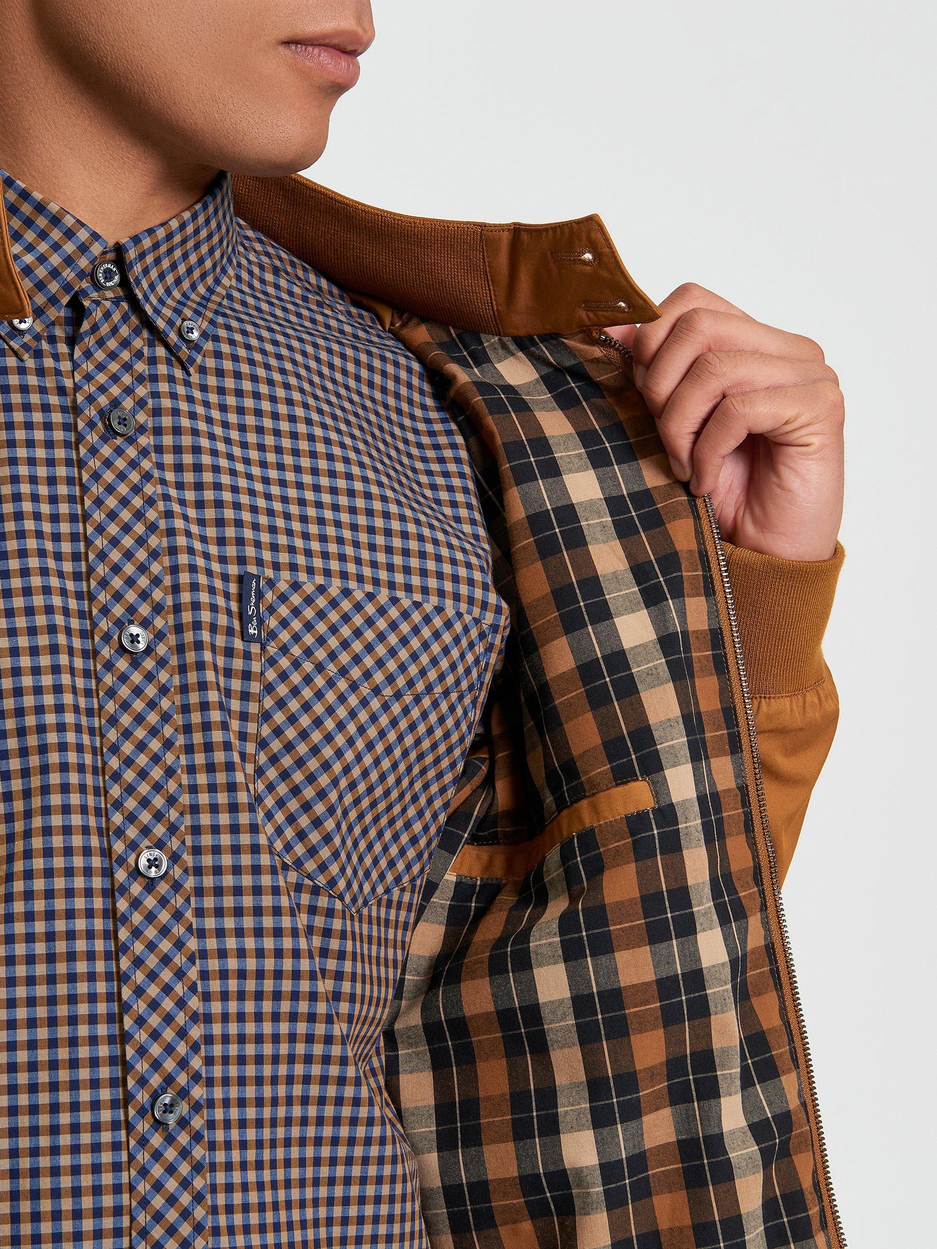 Product image 4 of 6, which shows Ben Sherman Signature Harrington Jacket, Bronze, S