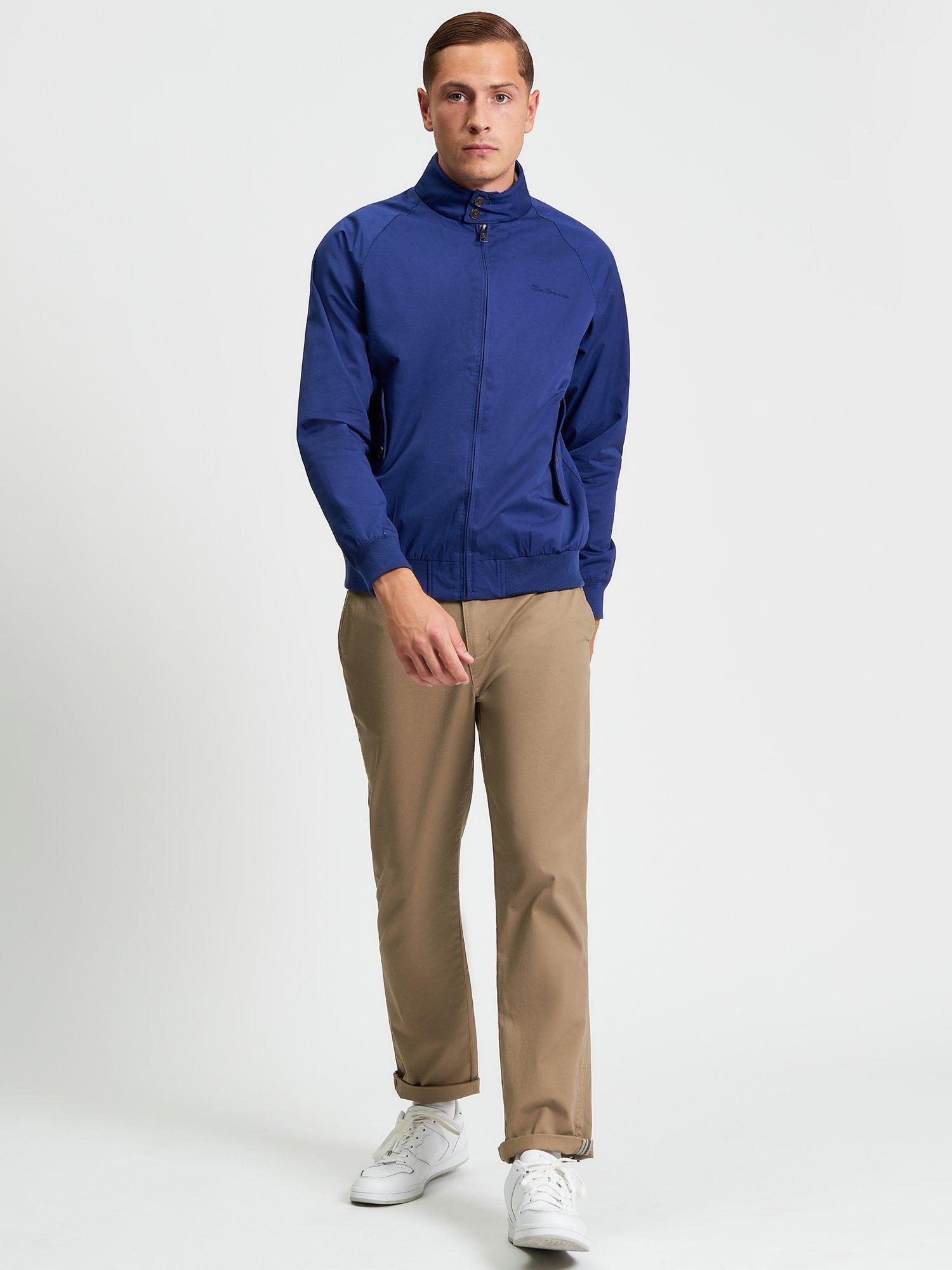 Product image 3 of 5, which shows Ben Sherman Signature Harrington Jacket, Persian Blue, S
