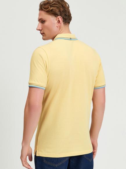 Ben Sherman Signature Cotton Polo Shirt - view 2, Butterscotch