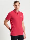 Ben Sherman Signature Pique Polo Shirt, Dark Navy, Cerise