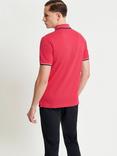 Ben Sherman Signature Pique Polo Shirt, Dark Navy, Cerise