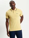 Ben Sherman Signature Pique Polo Shirt, Dark Navy, Corn