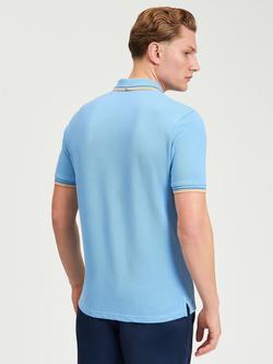 Ben Sherman Signature Cotton Polo Shirt - view 2, Lake Blue