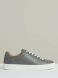 Reiss Finley Trainers, White, Graphite Grey