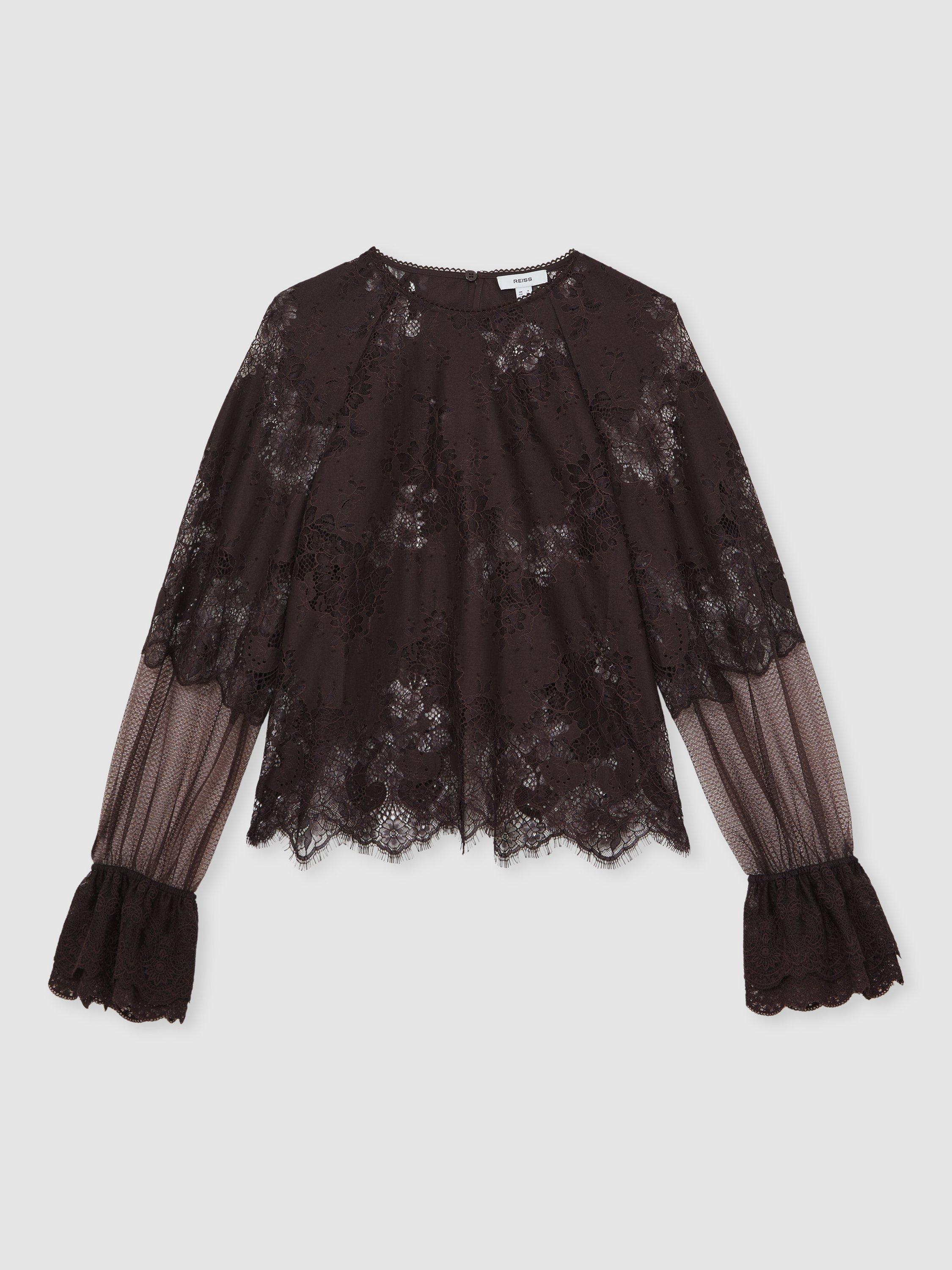 ONLY Top 'ONLSara' in Chocoladebruin | ABOUT YOU
