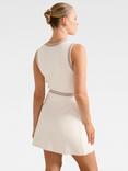 Forever New Sabrina Stripe Detail Knitted Mini Dress, Porcelain