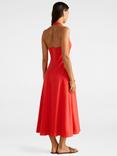 Forever New Stevie Halterneck Midi Dress, Heirloom Tomato