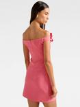 Forever New Faye Applique Bardot Neck Top, Pink