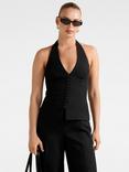 Forever New Ricki Halterneck Top, Black