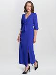 Gina Bacconi Dionne Knot Detail Maxi Dress, Sapphire