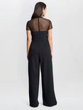 Gina Bacconi Charlene Wide Leg Jumpsuit, Black