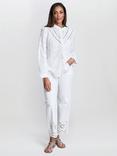 Gina Bacconi Cindi Embroidered Shirt, White