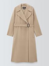 Weekend MaxMara Manu Pure Wool Wrap Coat, Beige