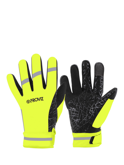 Proviz Classic Cycling Gloves, Yellow