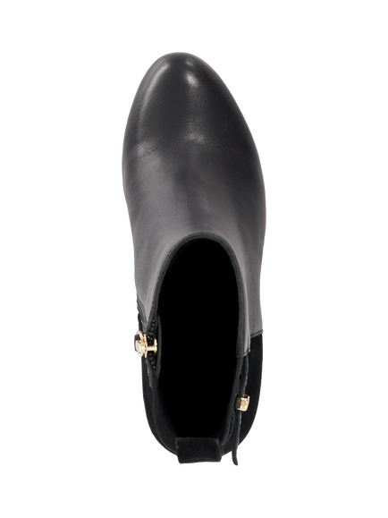Dune London Olens Leather Ankle Boots, Black - view 2, Black