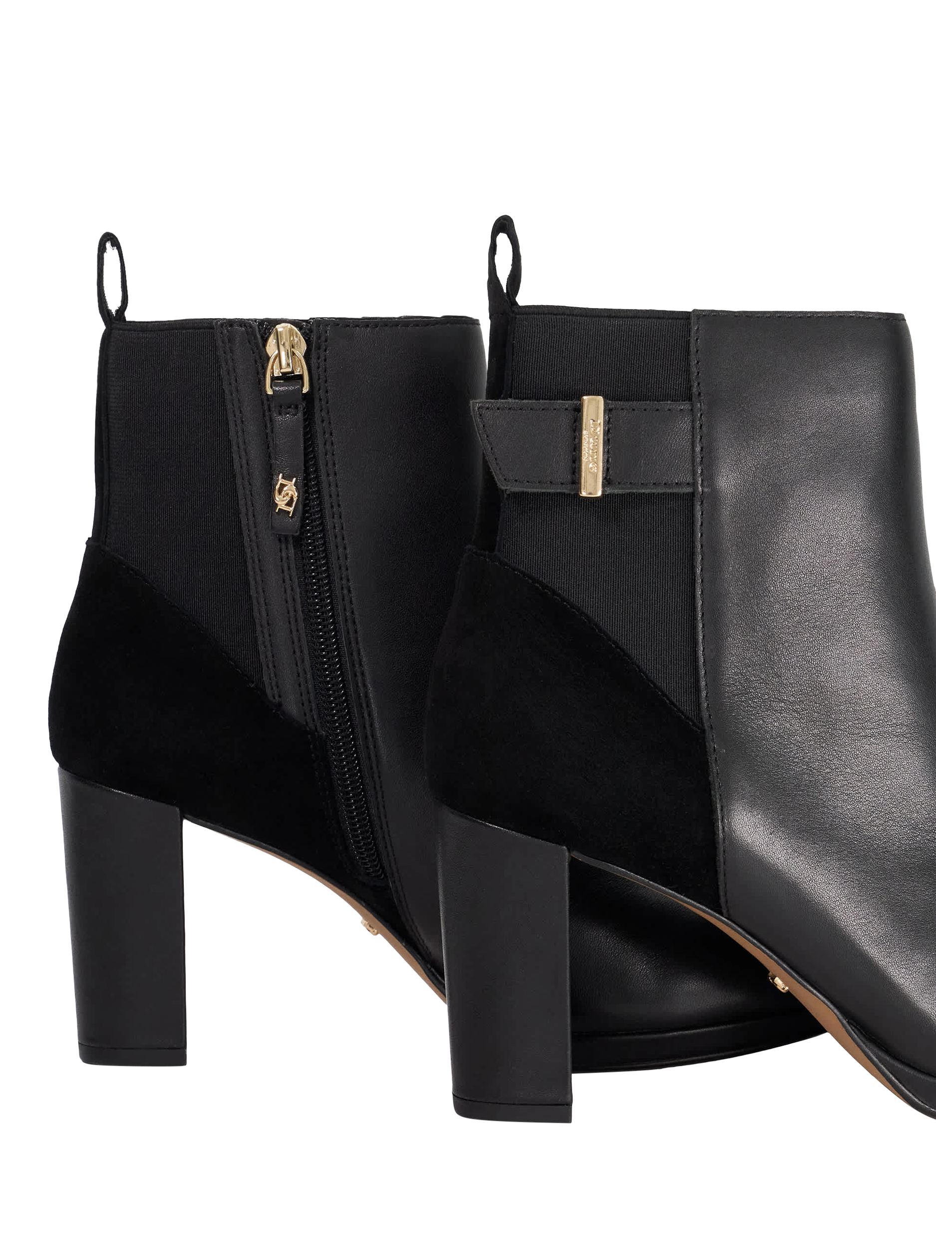 Product image 5 of 5, which shows Dune London Olens Leather Ankle Boots, Black, EU36
