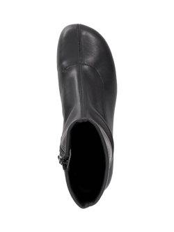 Dune London Outstanding Seam Detail Heeled Ankle Boots, Black - view 2, Black