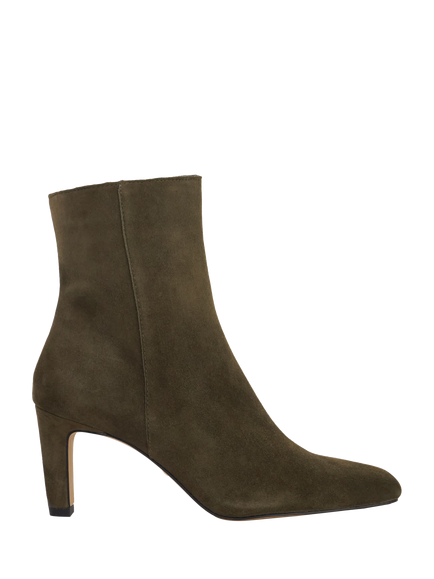 Dune London Ovation Suede High Heel Ankle Boots, Khaki, Khaki