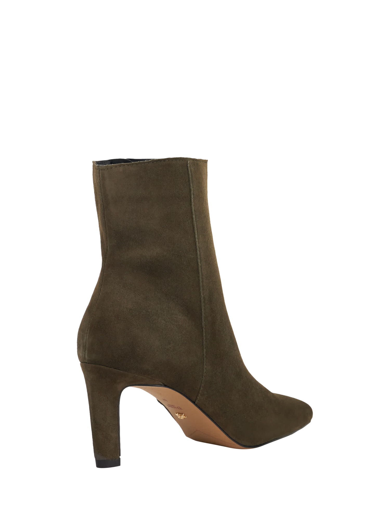 Dune London Ovation Suede High Heel Ankle Boots, Khaki