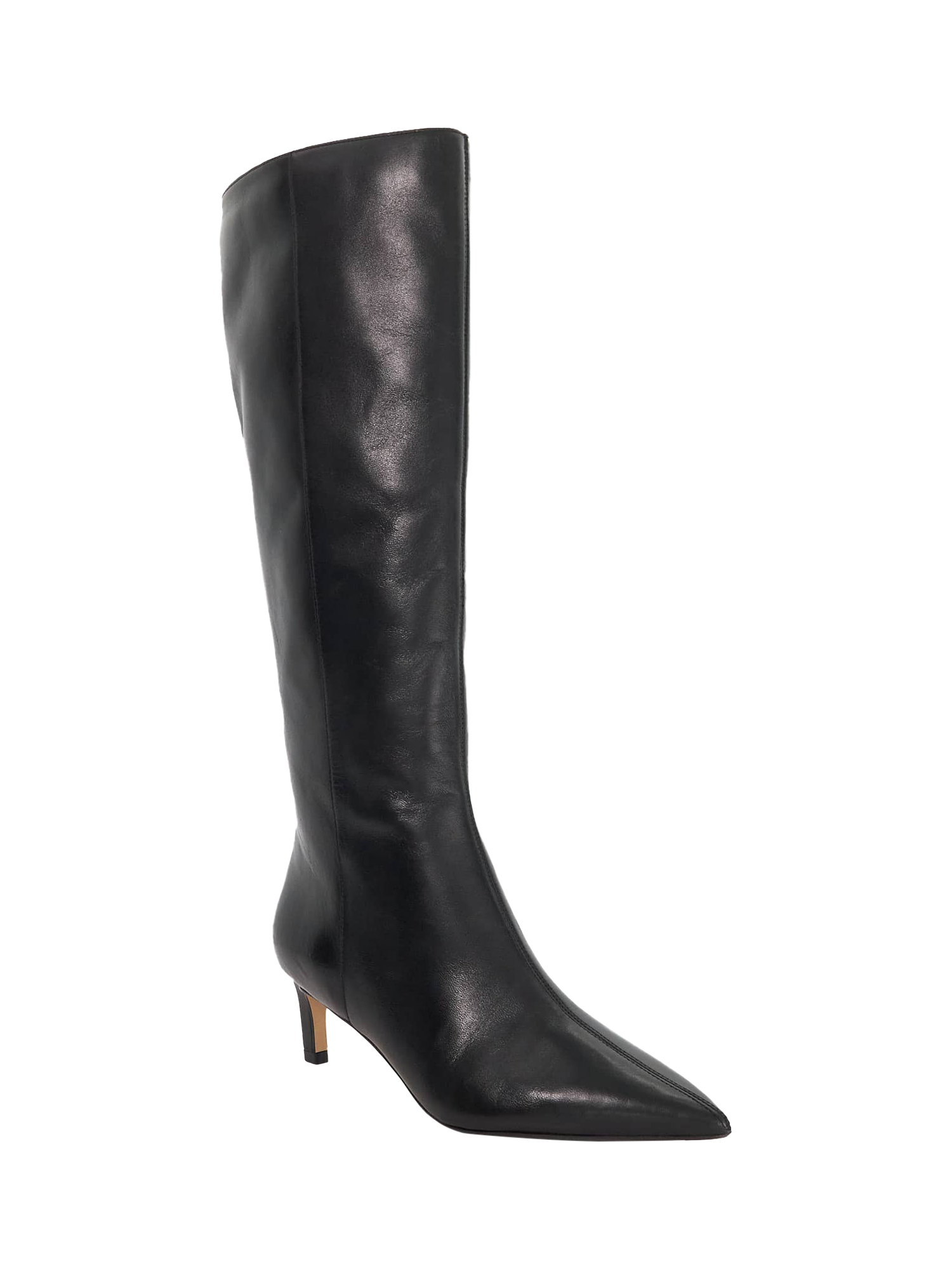 Product image 4 of 6, which shows Dune London Smoothly Leather Calf Boots, Black, EU36