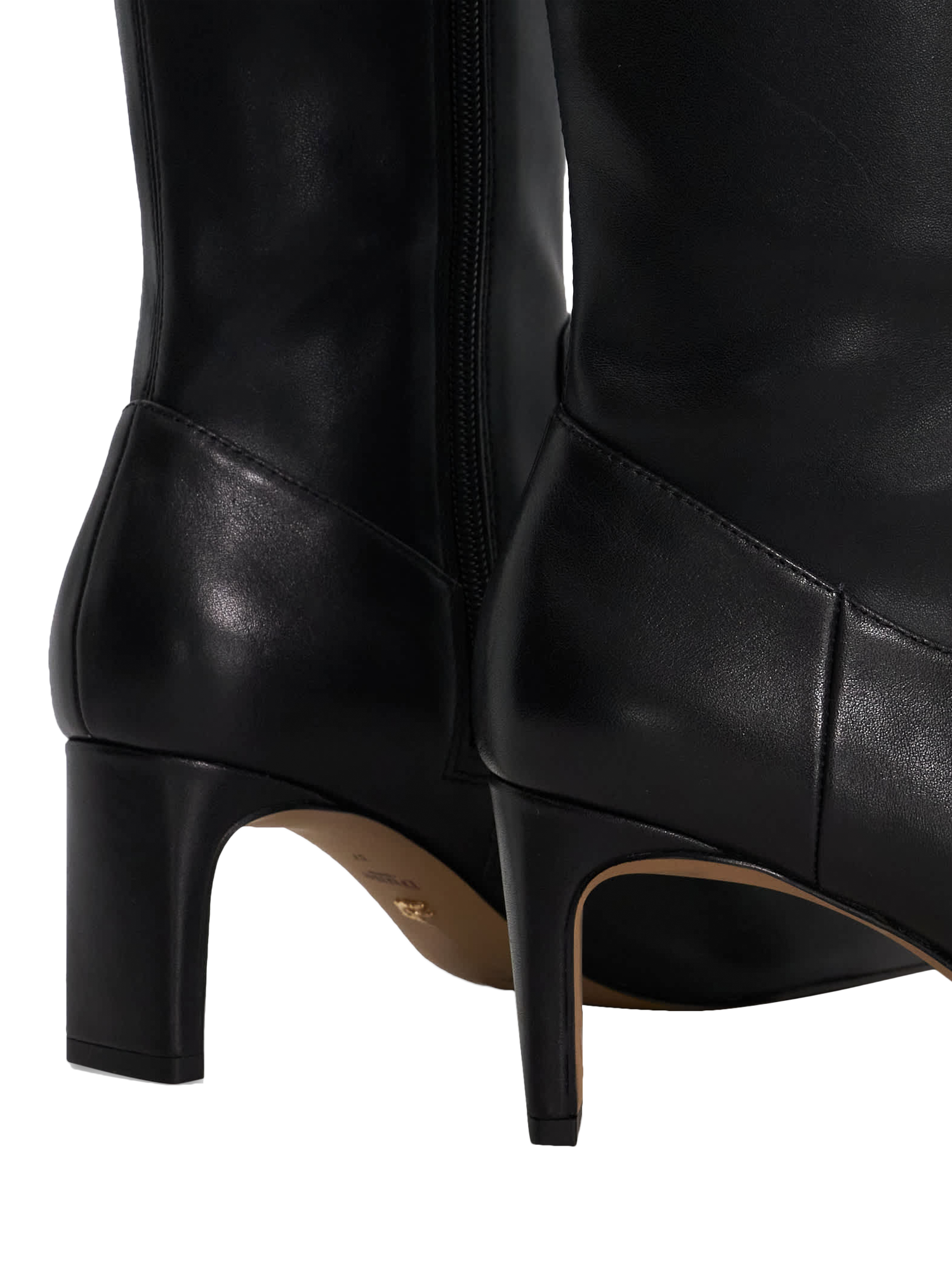 Product image 5 of 5, which shows Dune London Stellan Square Toe Knee High Boots, Black, EU36