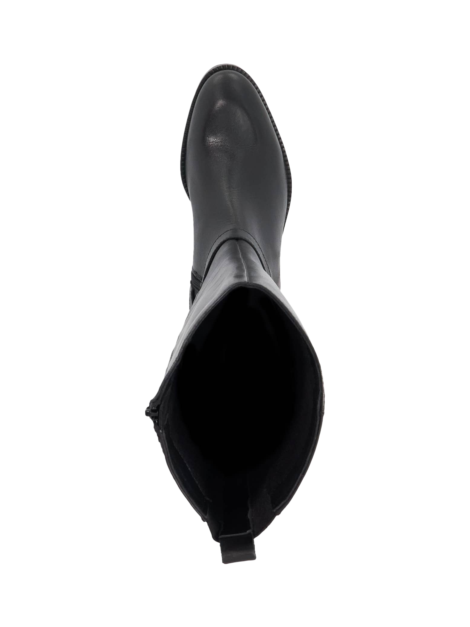 Product image 2 of 5, which shows Dune London Talias Leather Knee Boots, Black, EU36