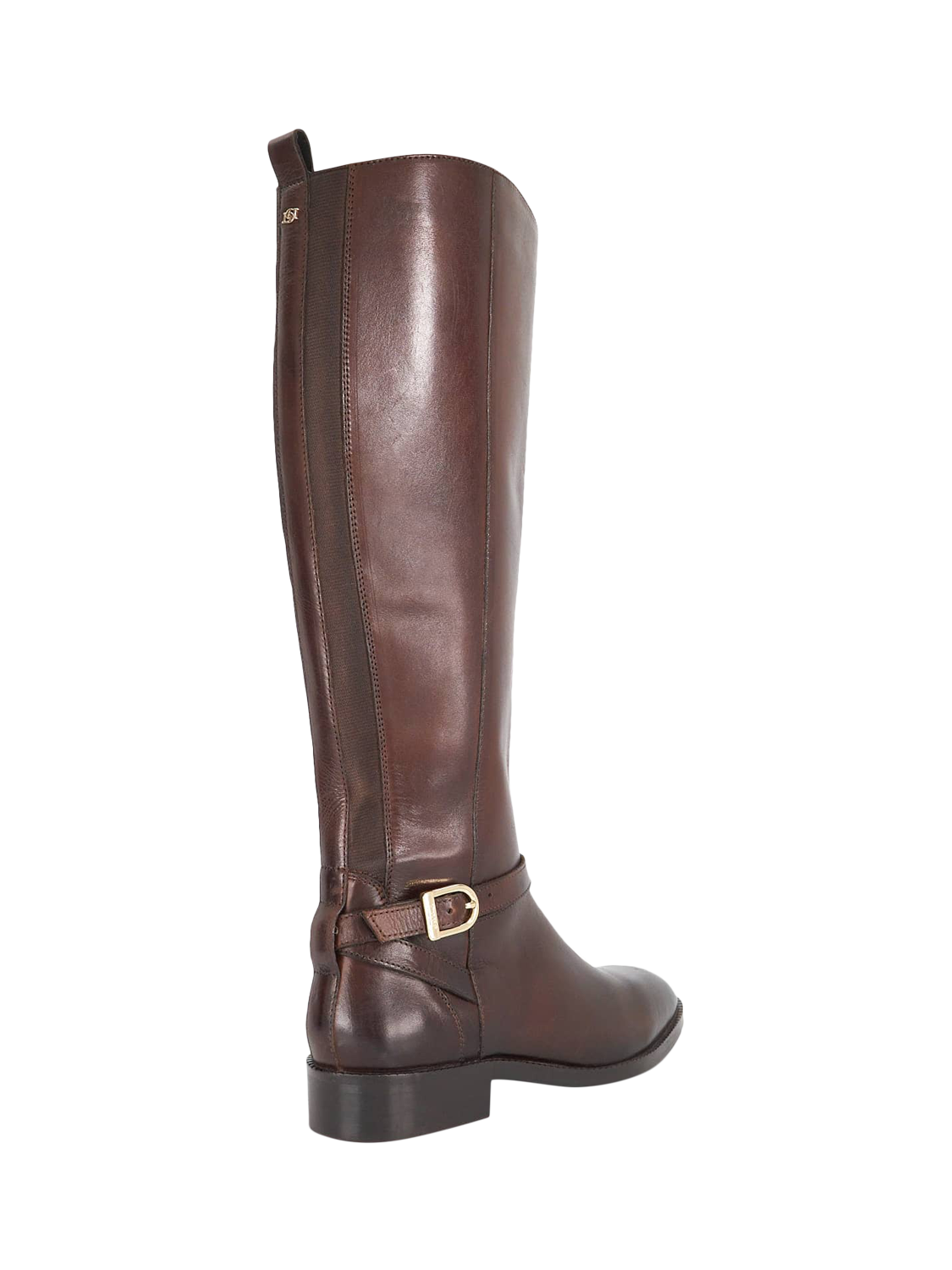 Product image 4 of 5, which shows Dune London Talias Knee Length Leather Boots, Brown, EU36