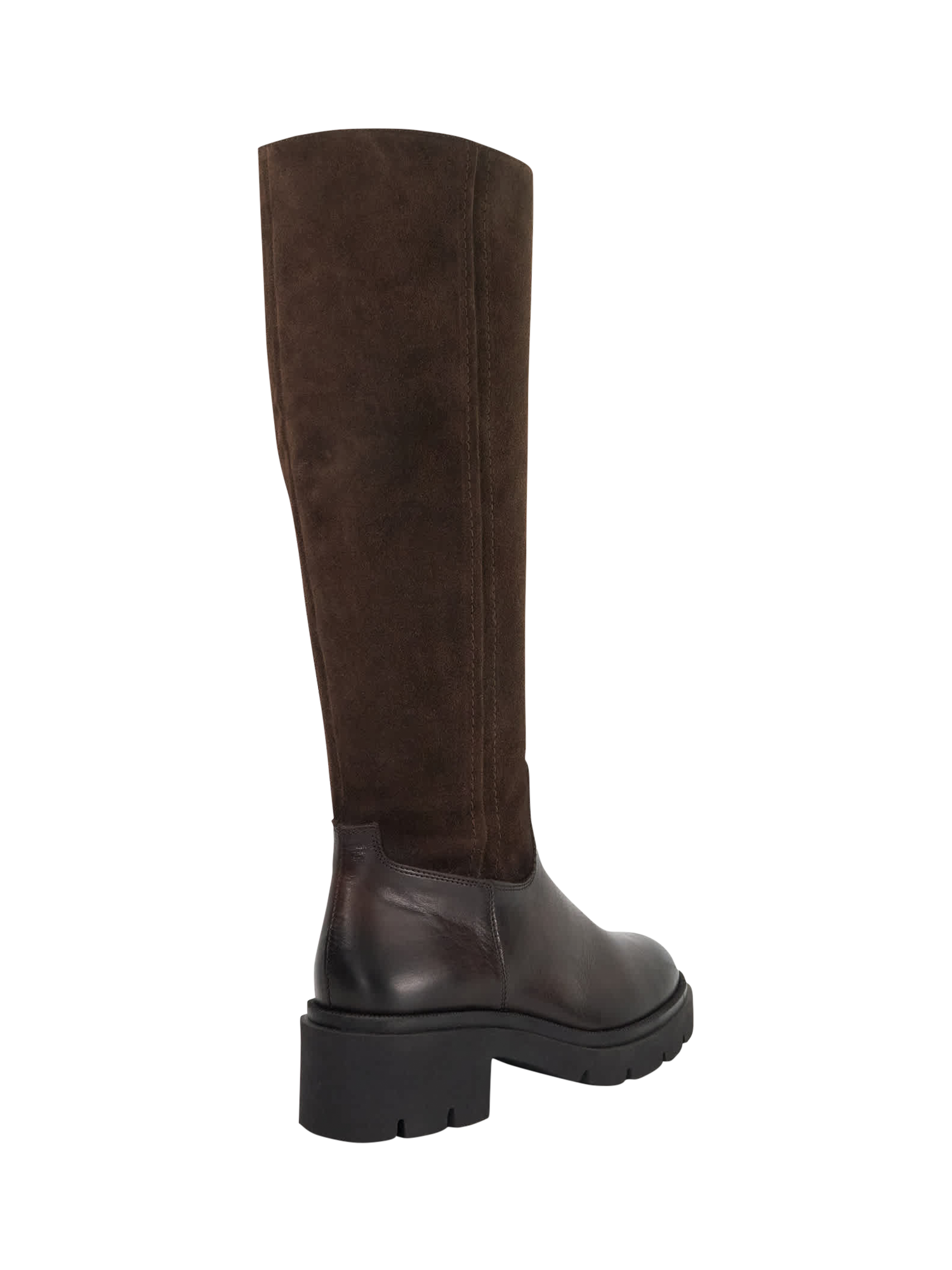 Product image 4 of 5, which shows Dune London Tallon Suede Knee High Boots, Brown, EU36