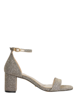 Dune London Melins Heeled Sandals, Bronze, Bronze