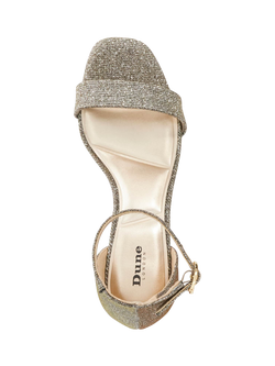 Dune London Melins Heeled Sandals, Bronze - view 2, Bronze