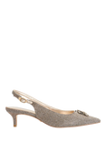Dune London Context Bug Charm Pointed Slingback Courts, Bronze