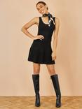 Yumi Knitted Pleated Mini Skirt