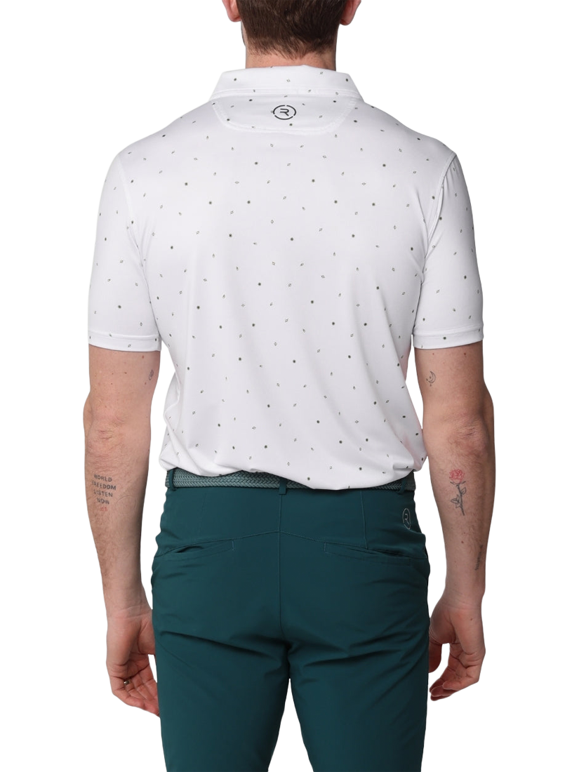 Product image 2 of 6, which shows REFLO Tagus Golf Polo Shirt, White, S